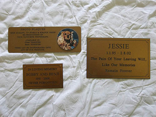 Engraved Name Plaques